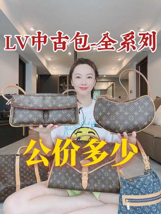 lv中古包老花骆驼包豌豆包旅行邮差包LV包包哔哩哔哩bilibili