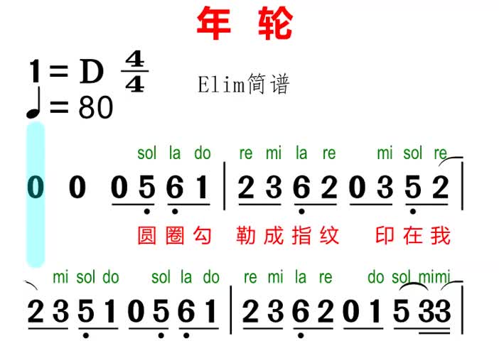 零基础学简谱爱音乐爱生活曲谱分享简谱视唱简谱识谱教学哔哩哔哩bilibili