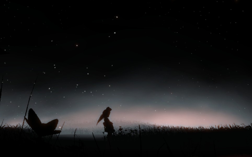 活动作品一梦江湖星空剪影教程