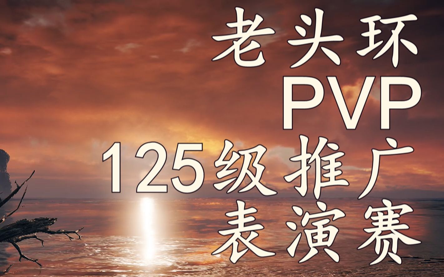 【艾尔登法环】125级推广表演赛哔哩哔哩bilibili实况