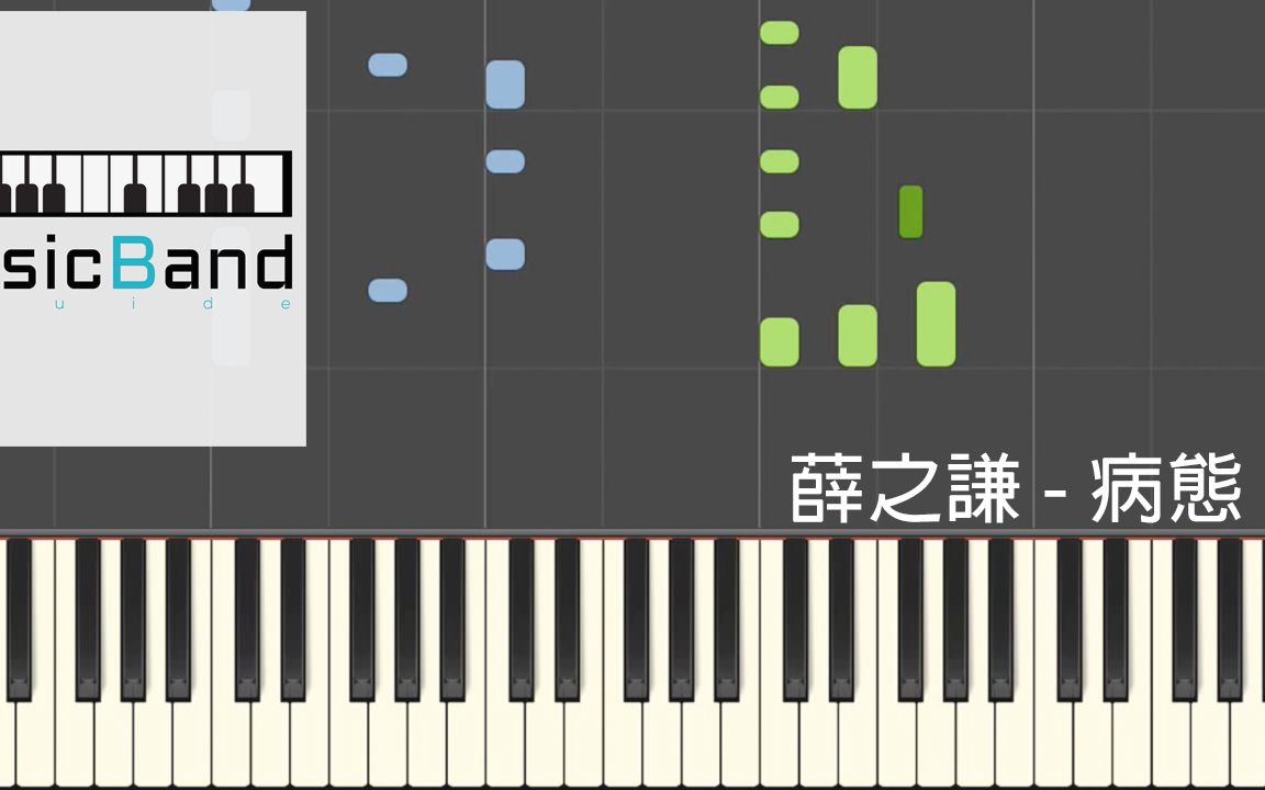 [琴谱版] 薛之谦 Joker Xue  病态 Morbidity  Piano Tutorial 钢琴教学 [HQ] Synthesia哔哩哔哩bilibili