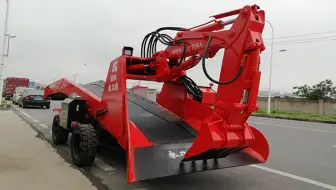 永力通 矿山引水洞用 轮式皮带扒渣机 大功率柴电双用 ZWY-70型