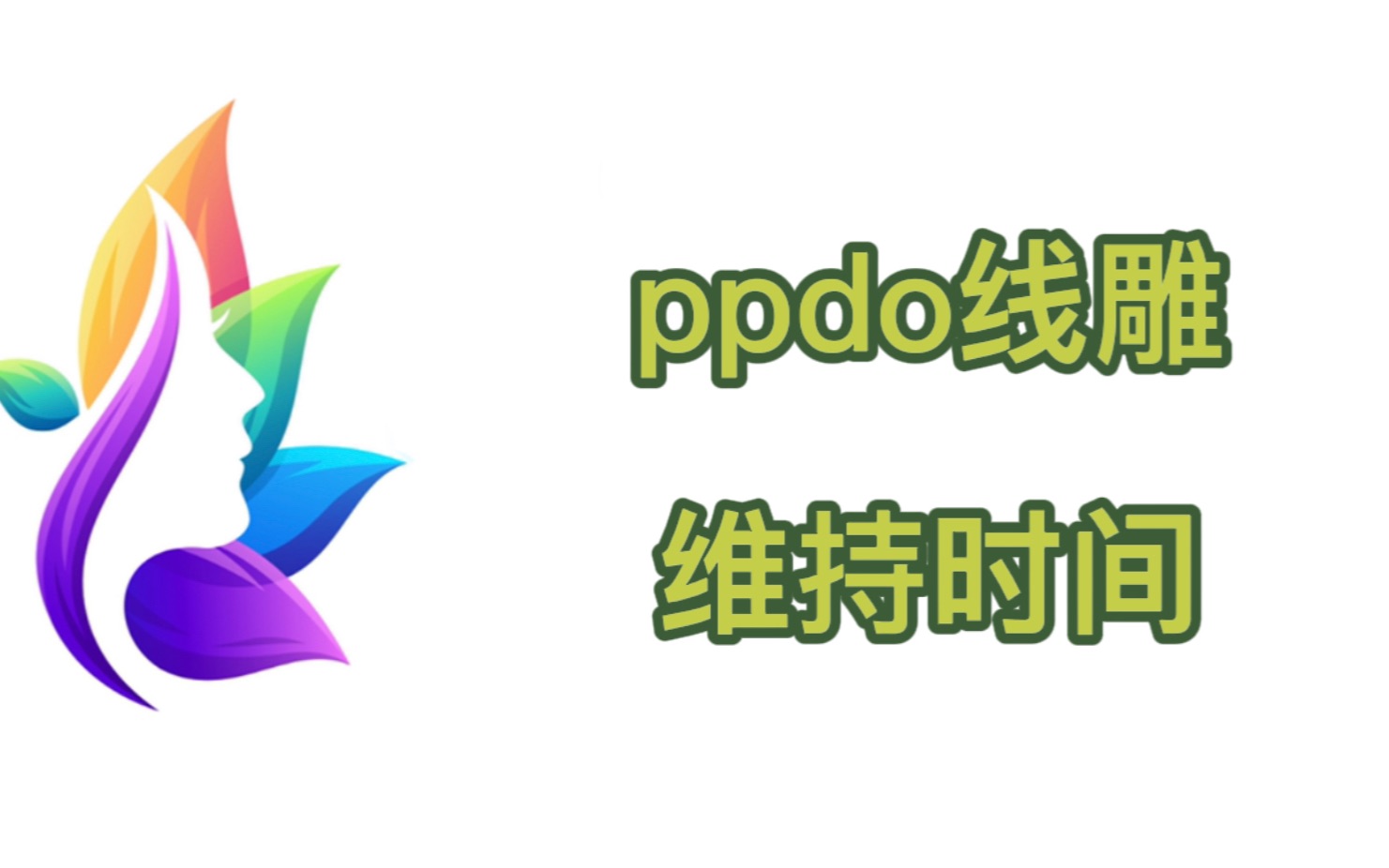 科普:ppdo线雕是什么线?ppdo线雕维持时间?哔哩哔哩bilibili