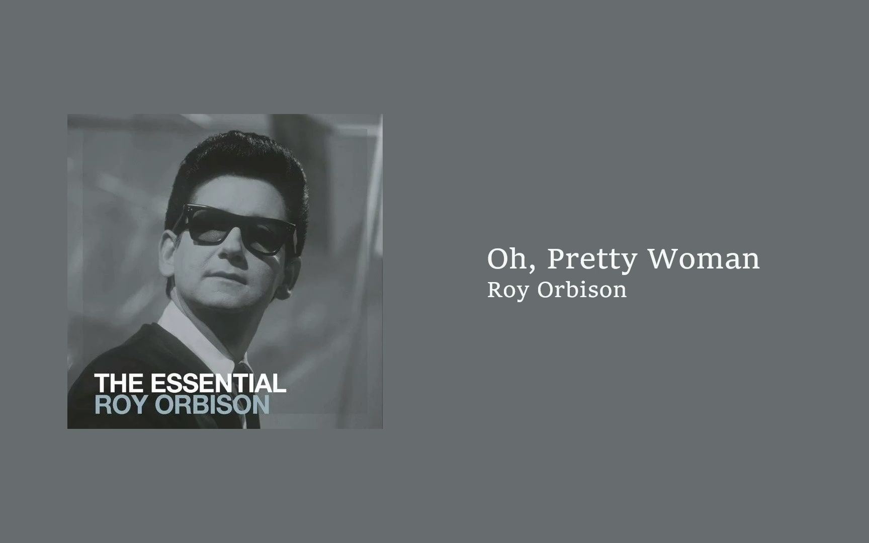 [图]我喜欢的音乐半日推 | 你一定听过的电影BGM | Oh, Pretty Woman - Roy Orbison | 经典 | 节奏向