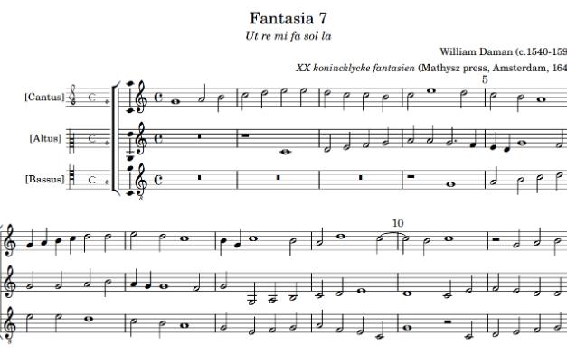 【曲谱同步】:Daman, William(达曼,威廉)小提琴三重奏Fantasia on 'Utremifasolla'哔哩哔哩bilibili