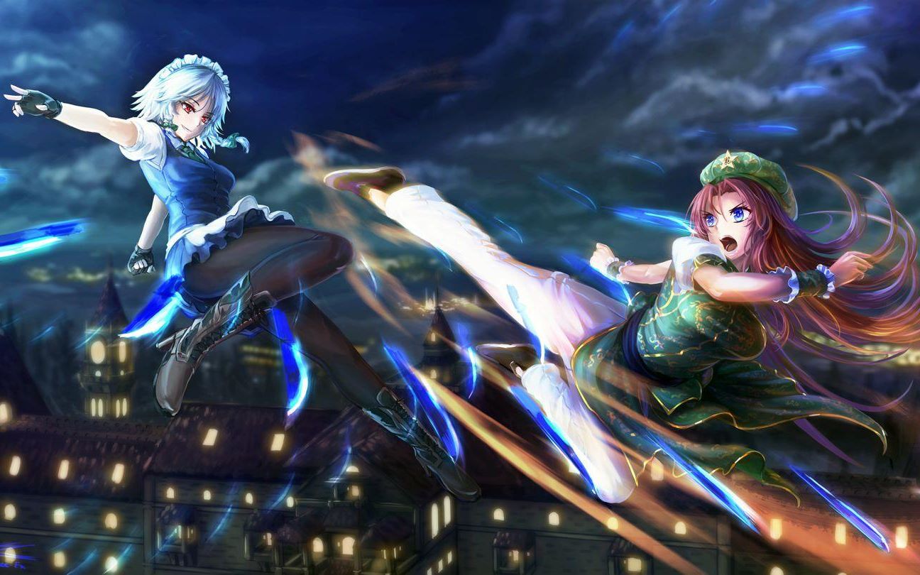 东方非想天则咲夜丹尼尔vs美玲