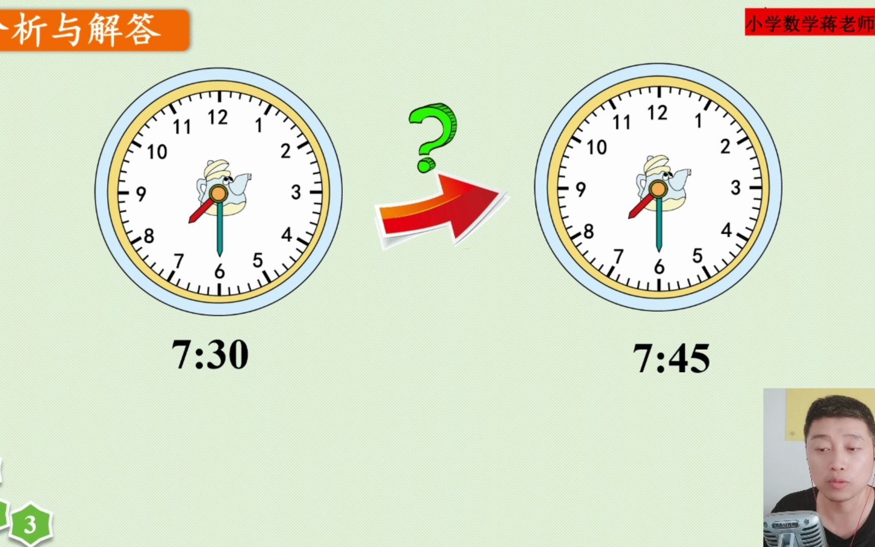 [图]人教版三年级数学上册预习：第1单元《经过时间计算》课程讲解