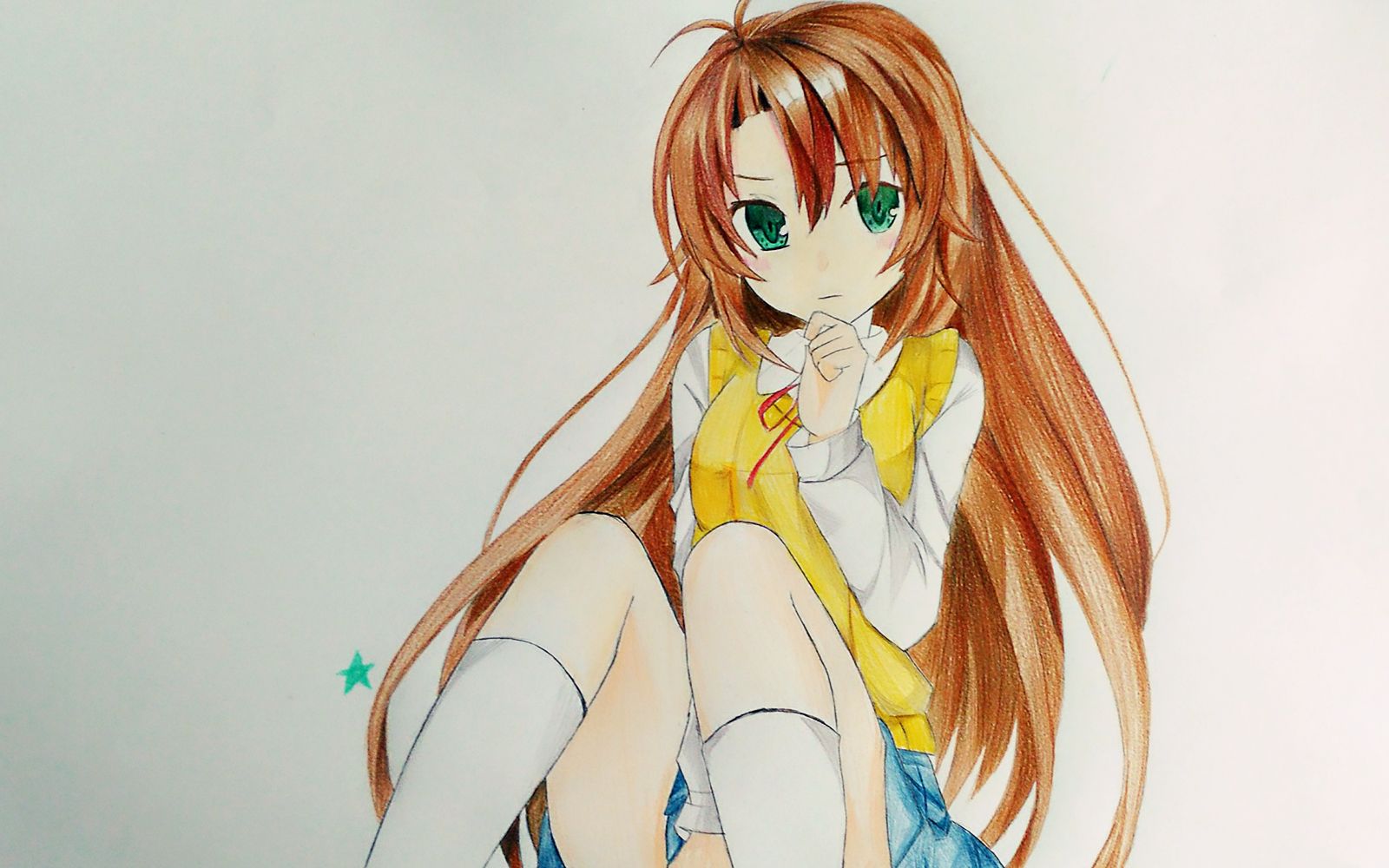 【彩铅】越谷小鞠_哔哩哔哩 (゜-゜)つロ 干杯~-bilibili