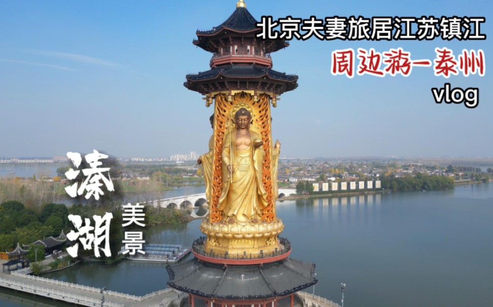 北京夫妻旅居江苏,自驾游泰州姜堰溱湖湿地公园,希望疫情后再来哔哩哔哩bilibili