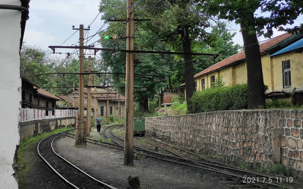 【观音堂煤矿】电气化窄轨电车作业&矿区公园/广场随拍_哔哩哔哩_bili