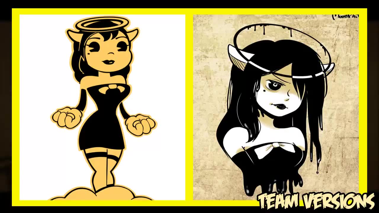 [图]Bendy And The Ink Machine Characters As Anime