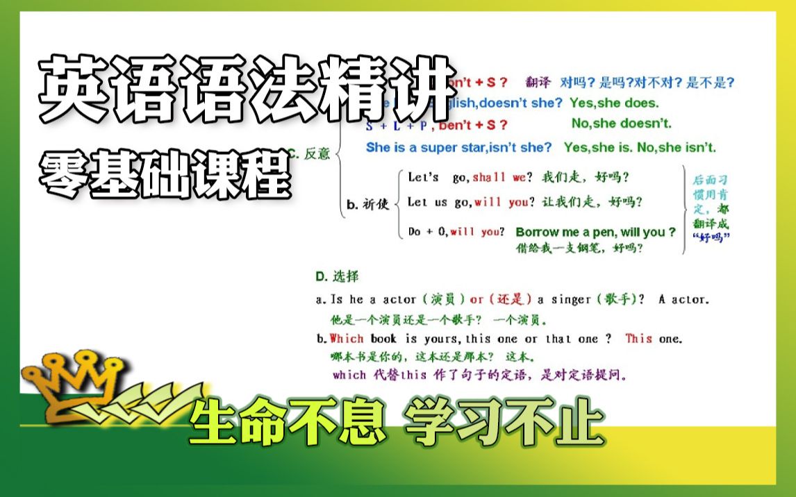 零基础英语语法视频精讲50课哔哩哔哩bilibili