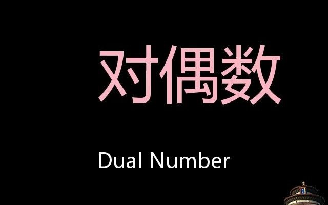 对偶数 Chinese Pronunciation Dual Number哔哩哔哩bilibili