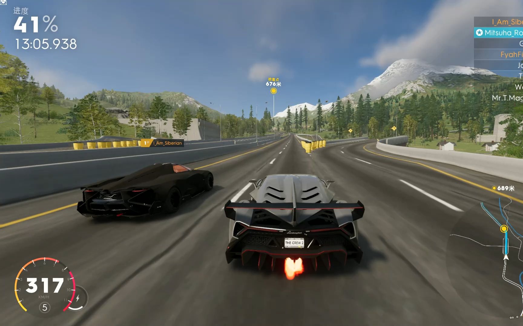 飙酷车神2纽约联机兰博基尼venenovs兰博基尼egoista