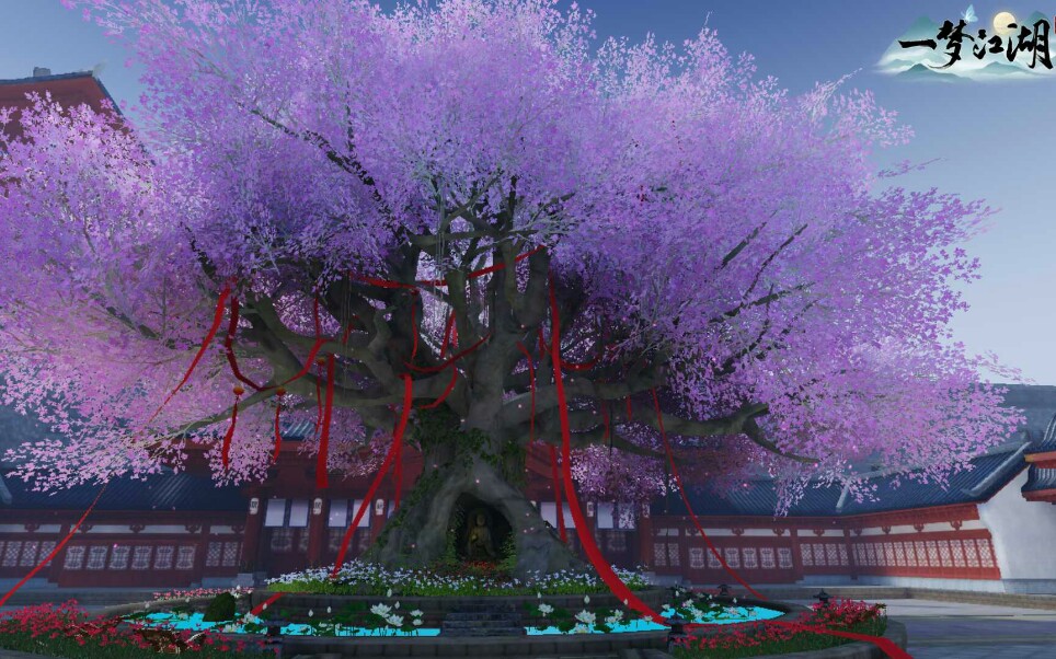 一梦江湖金陵三生树旁边的秋千真好看