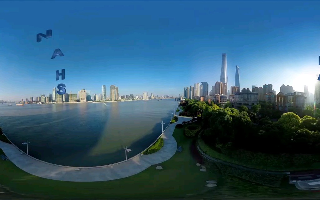 上海市航拍全景视频 乐游际360VR哔哩哔哩bilibili