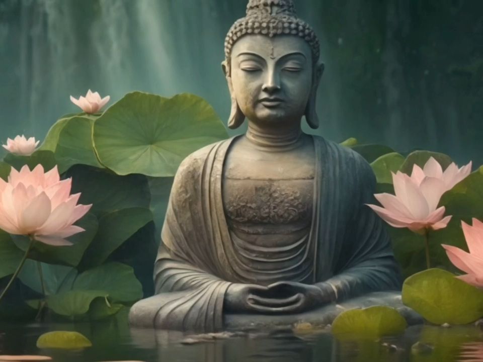 莲花盛开 静心冥想 轻音乐