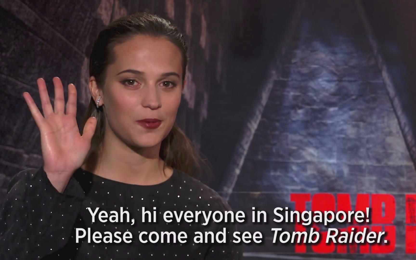 [图]【带字幕】古墓丽影:源起之战 演员采访 Alicia Vikander, Daniel Wu, Walton Goggins