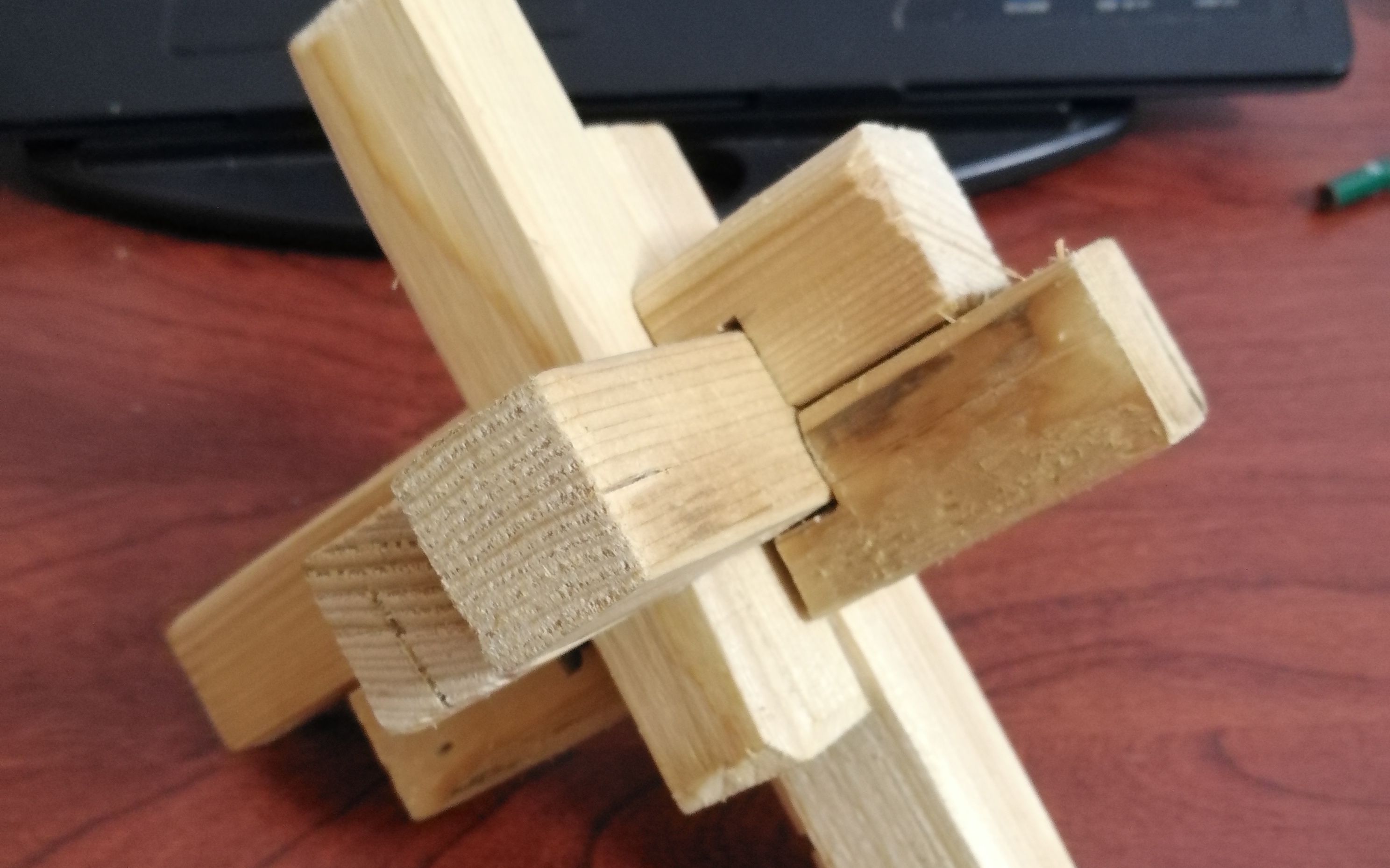 半手工制作孔明锁