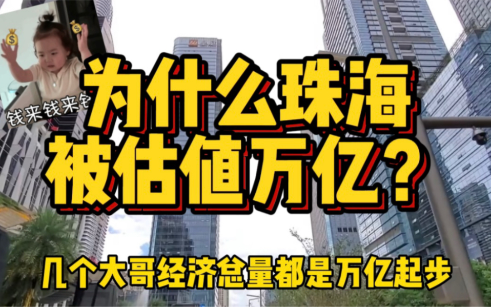 面积全广东最小,GDP仅3000亿,为什么珠海被认为是万亿级城市?哔哩哔哩bilibili