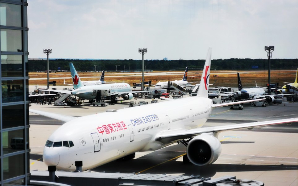 中国东方航空 法兰克福起飞 MU220_哔哩哔哩_bilibili