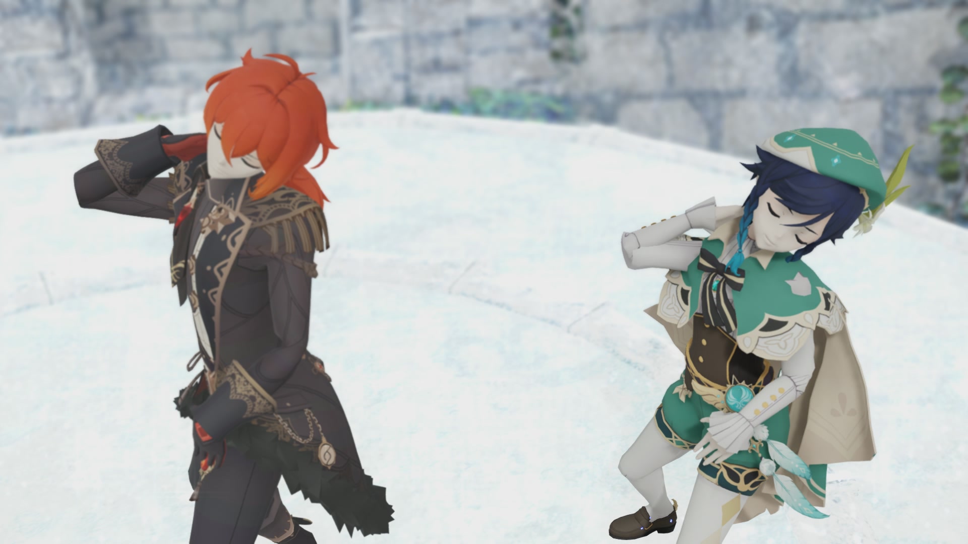 【genshin impact mmd】say so【diluc & venti】