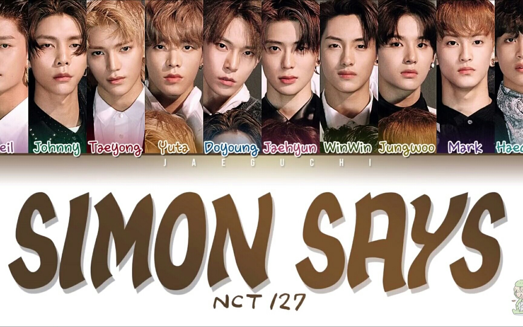 [图]NCT127正规一辑后续主打《Simon Says》歌词分配