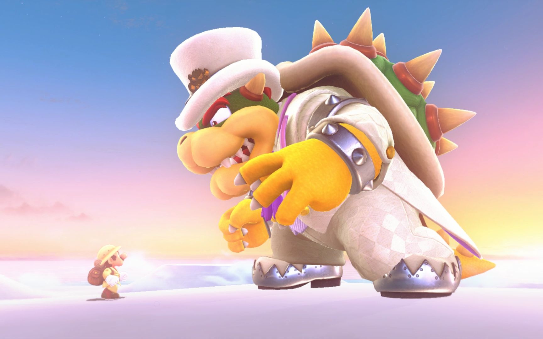 超级马力欧奥德赛通关第十二期酷霸王首次boss战