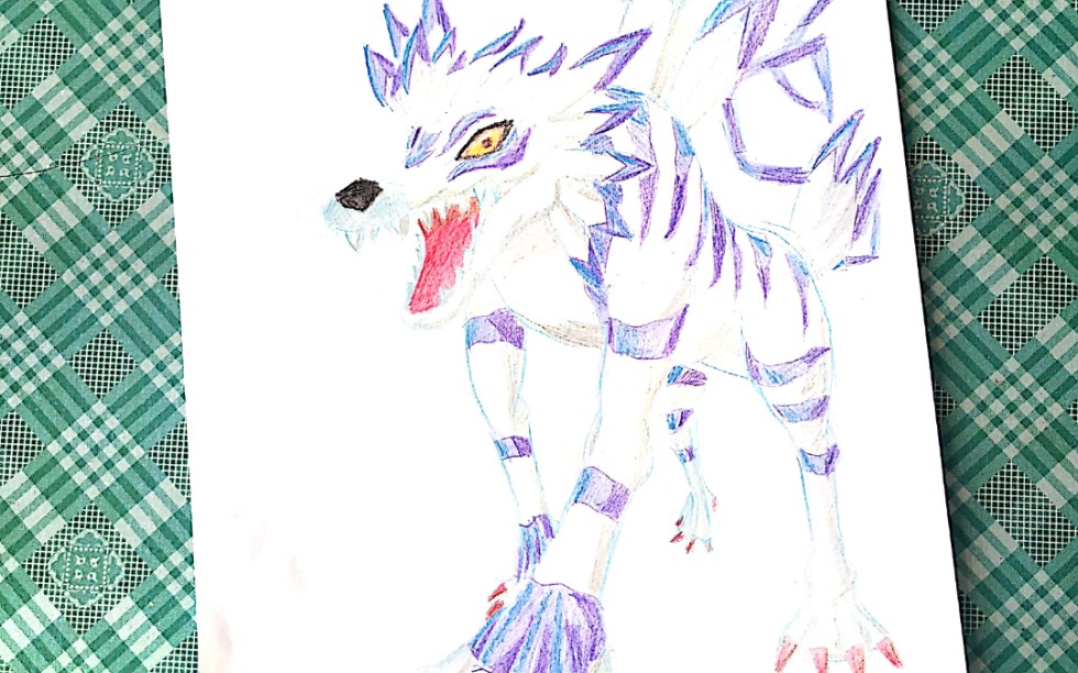 数码宝贝 加鲁鲁兽/日常画画/就画呗