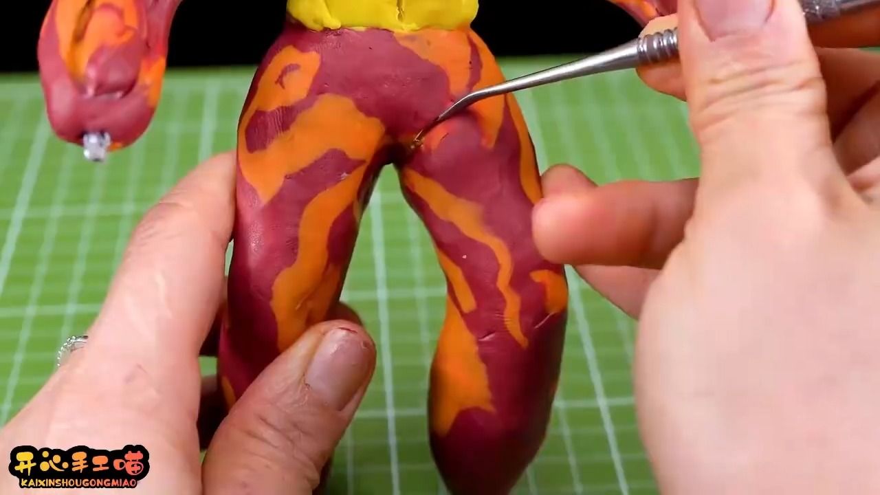 创意手工黏土,都市怪谈大乱斗!变异巴士大战变异房子头