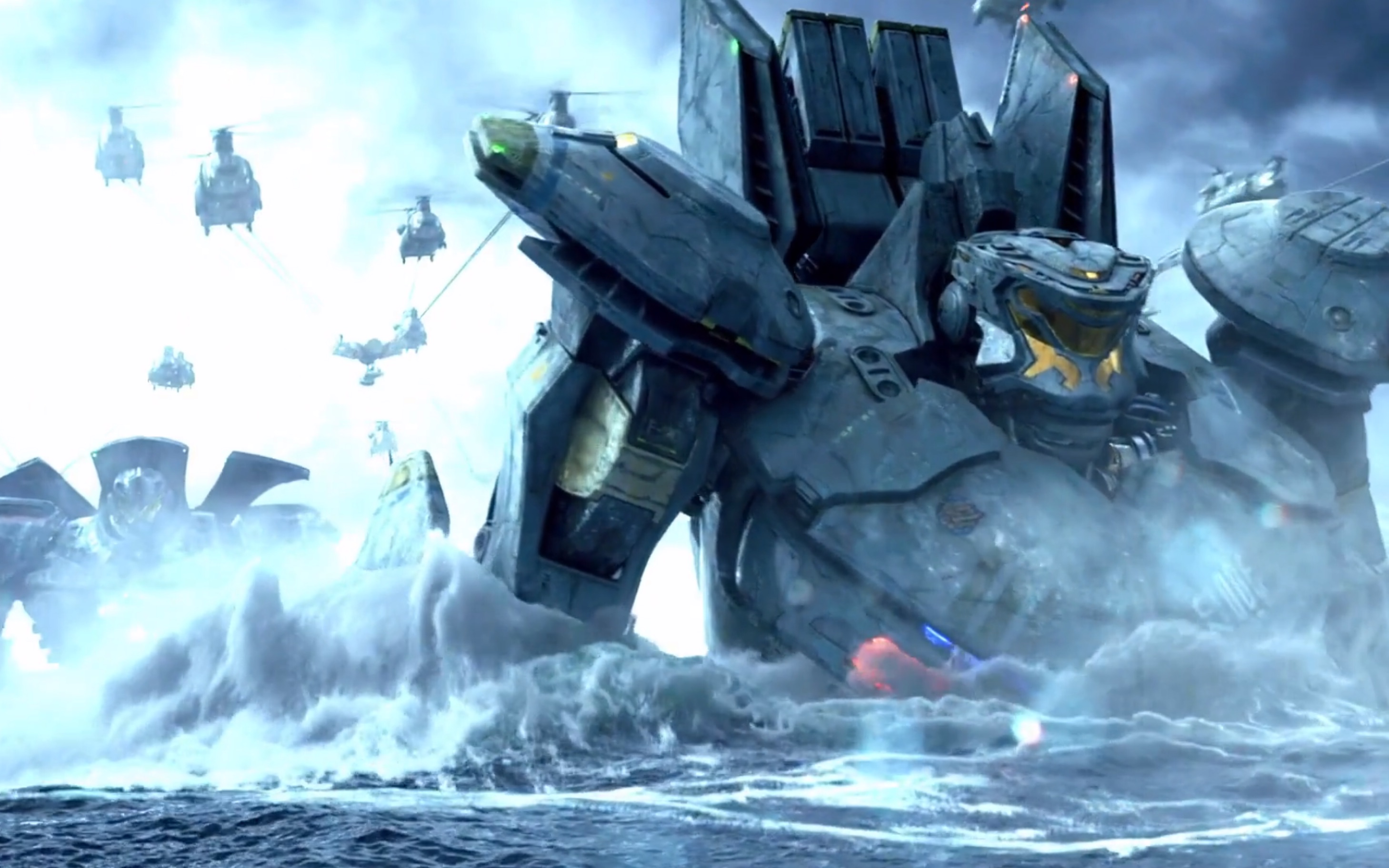 [4k/环太平洋]巨型机甲搭配超燃bgm《pacific rim》,这才是男人的浪漫