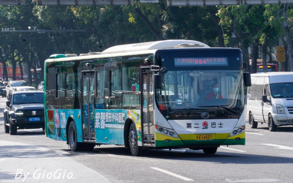 奔着夜色乘鱼叉云乘车4广州公交884路zk6120chevnpg4乘坐