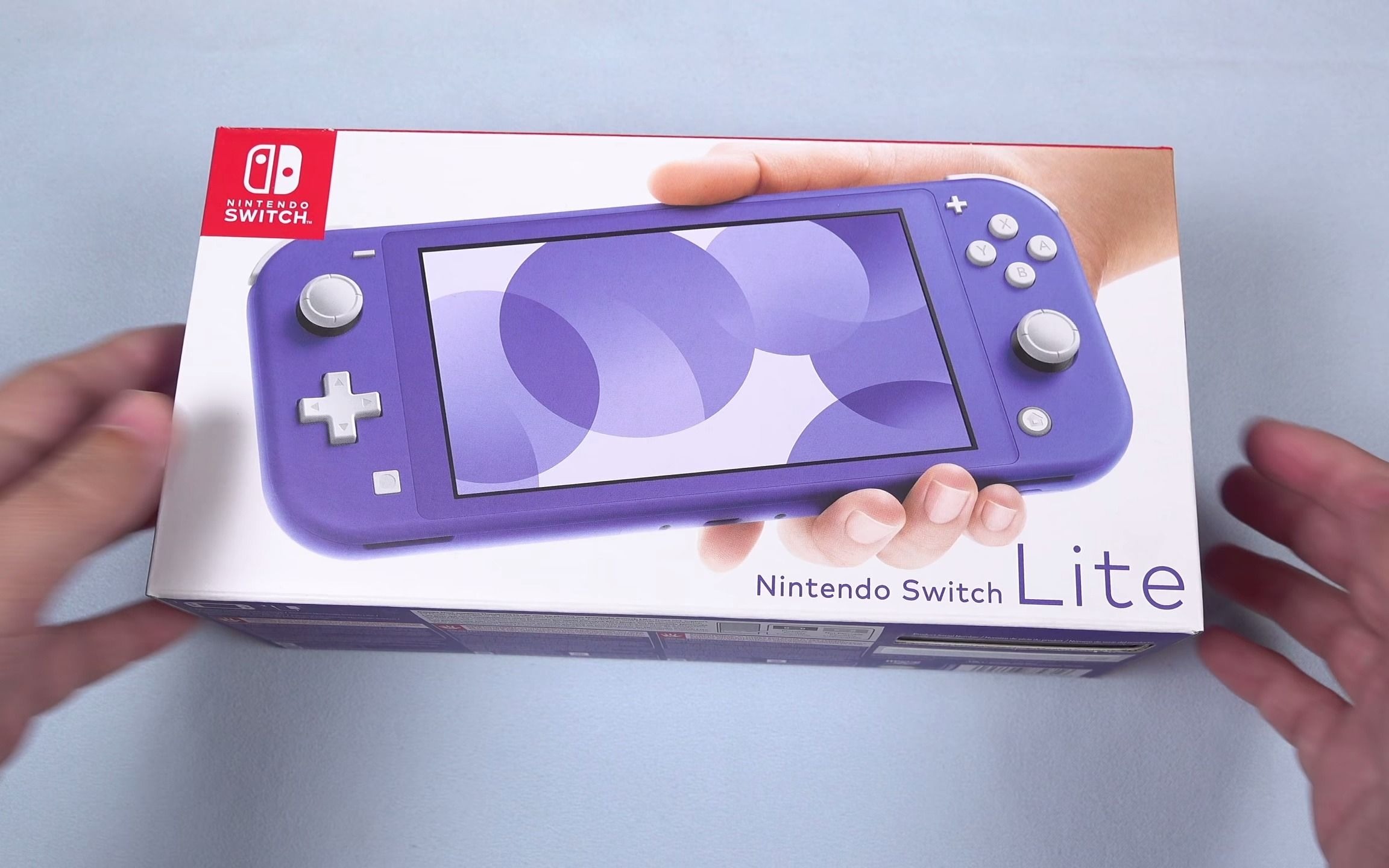【主机开箱】开箱紫蓝色switch lite_哔哩哔哩_bilibili