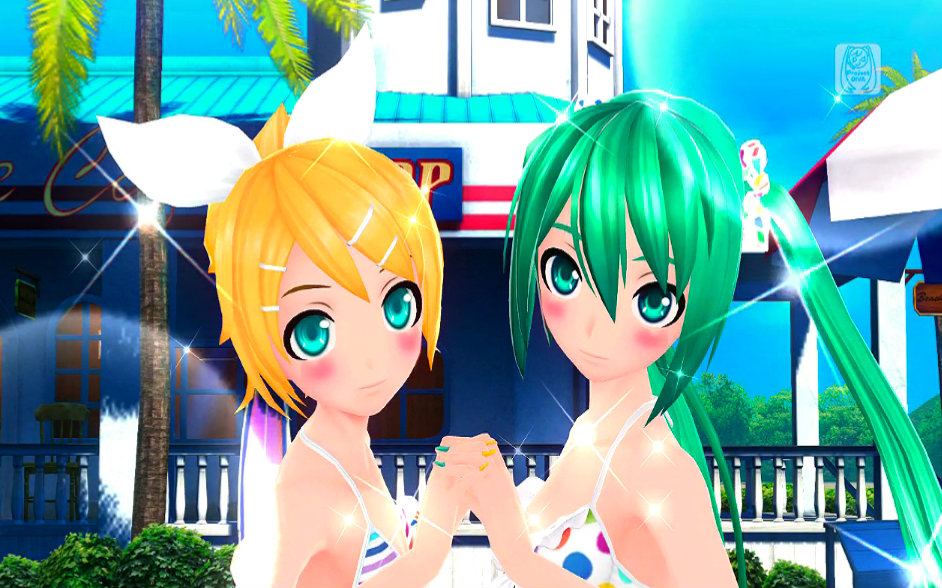 ps3 初音未来f 夏日偶像【泳装镜音铃·初音未来】pv