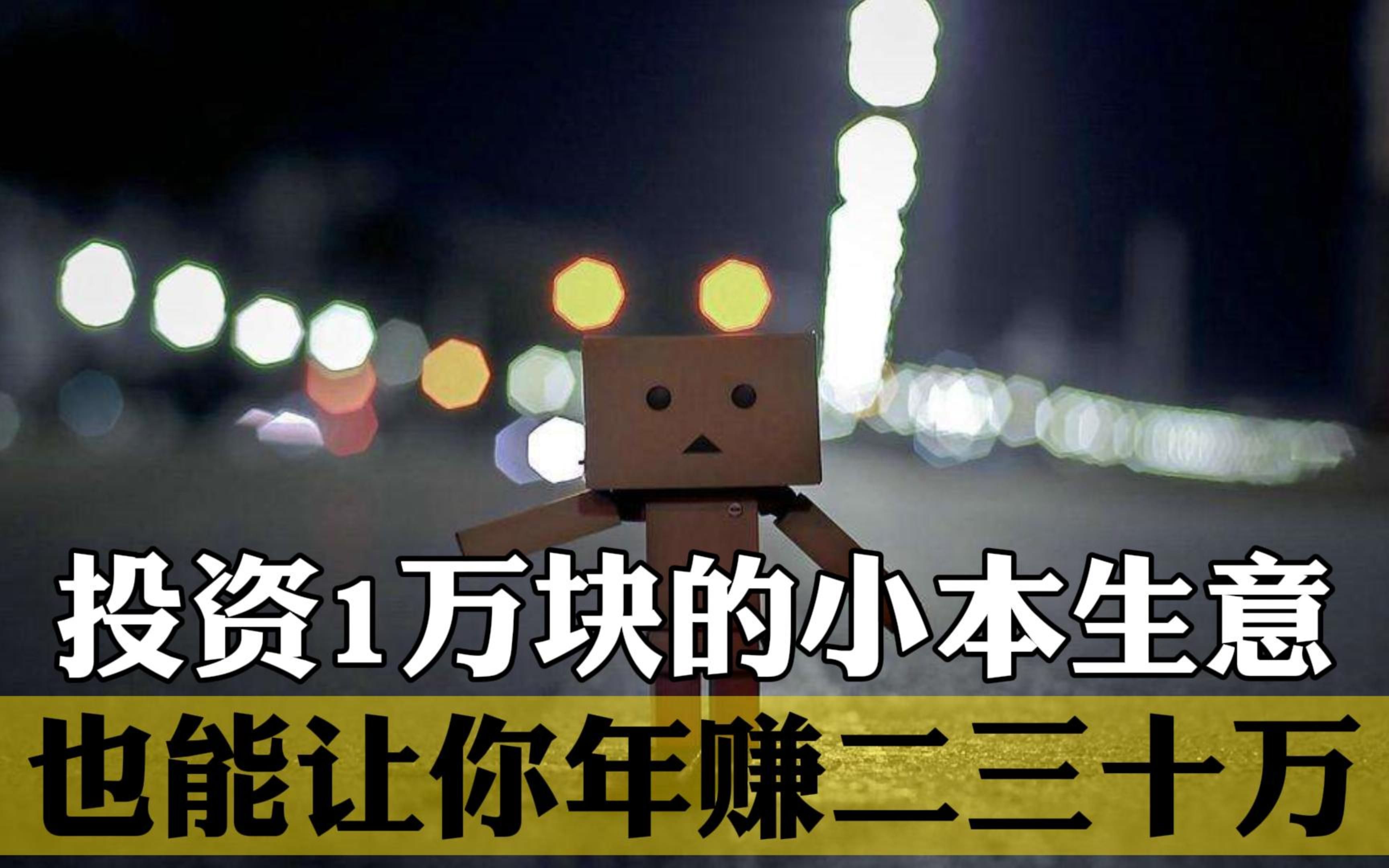 投资2～3万小生意一个人做的(一个人做什么生意合适,要投资小一点的)
