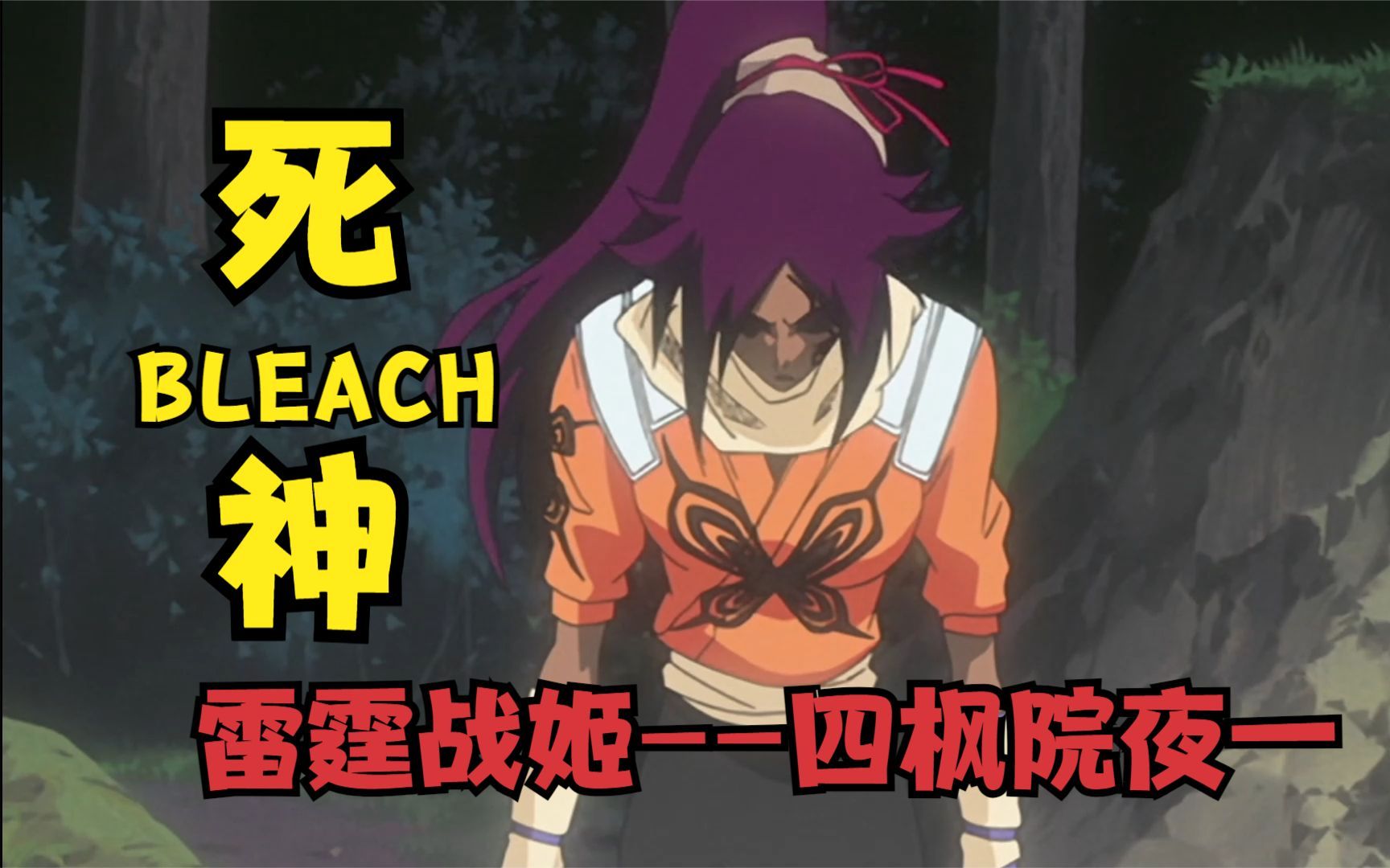 死神BLEACH 人物志四枫院夜一 雷霆战姬哔哩哔哩bilibili