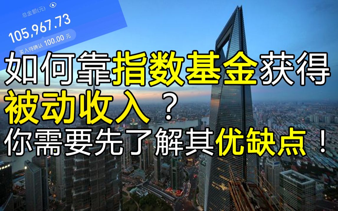 看懂这个,你再买基金!用B站术语告诉你指数基金的优缺点【指数基金】哔哩哔哩bilibili