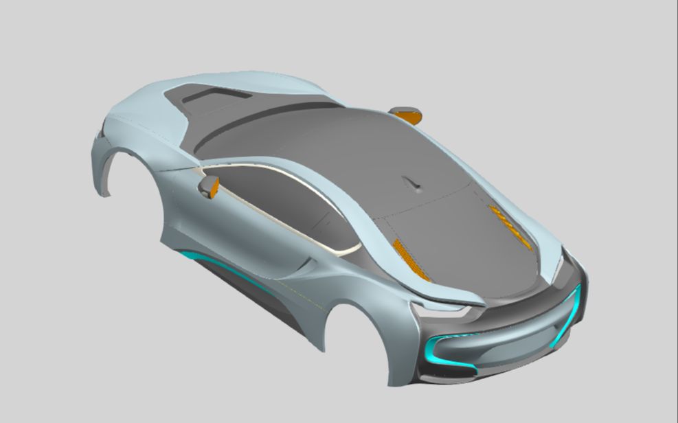 ug汽车建模-bmw i8-part10