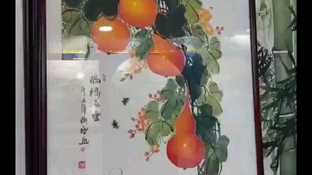 葫芦,寓意福禄.招财纳福的吉祥之物.悬挂葫芦画,给家中带来好运,祈求全家平安健康,开运吉祥物.哔哩哔哩bilibili