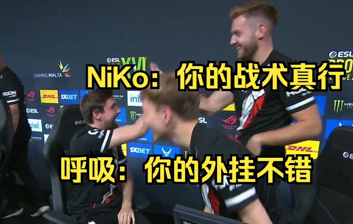 NiKo:最后一把了,参数开大没被发现吧........CSGO赛事