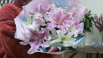 N0 14百合花束包装 哔哩哔哩 Bilibili