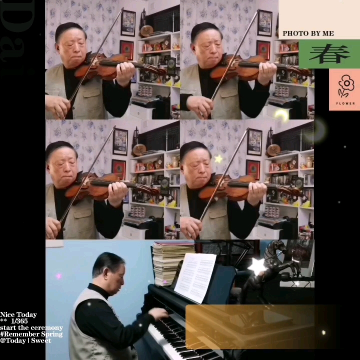 小提琴齐奏《乡村骑士》幕间曲 钢琴伴奏版作曲马斯卡尼