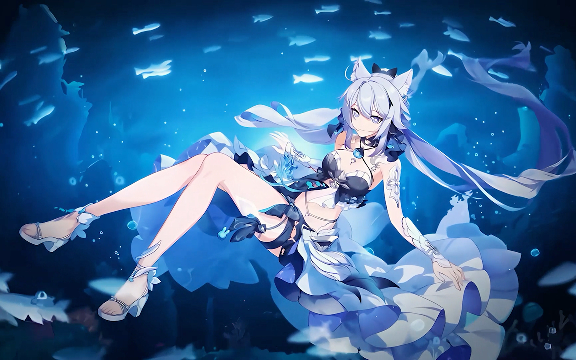 【崩坏3】终焉之律者服装-月海流华 补给动画