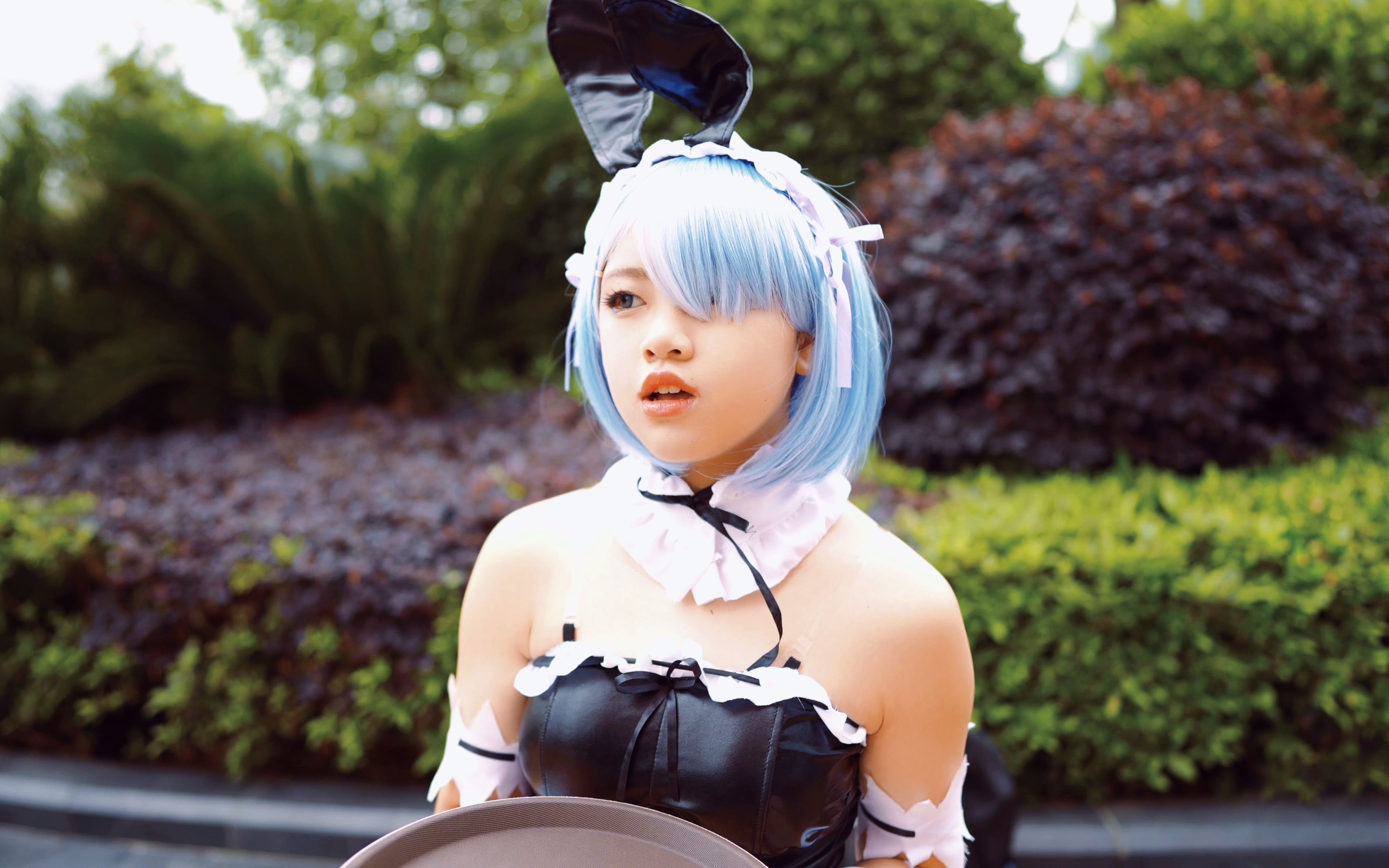 成都漫展 coser兔装雷姆