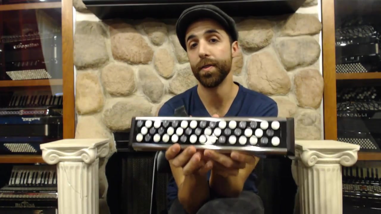 法国产marcel dreux c系统44键 口巴扬 口风琴 2231-marcel dreux