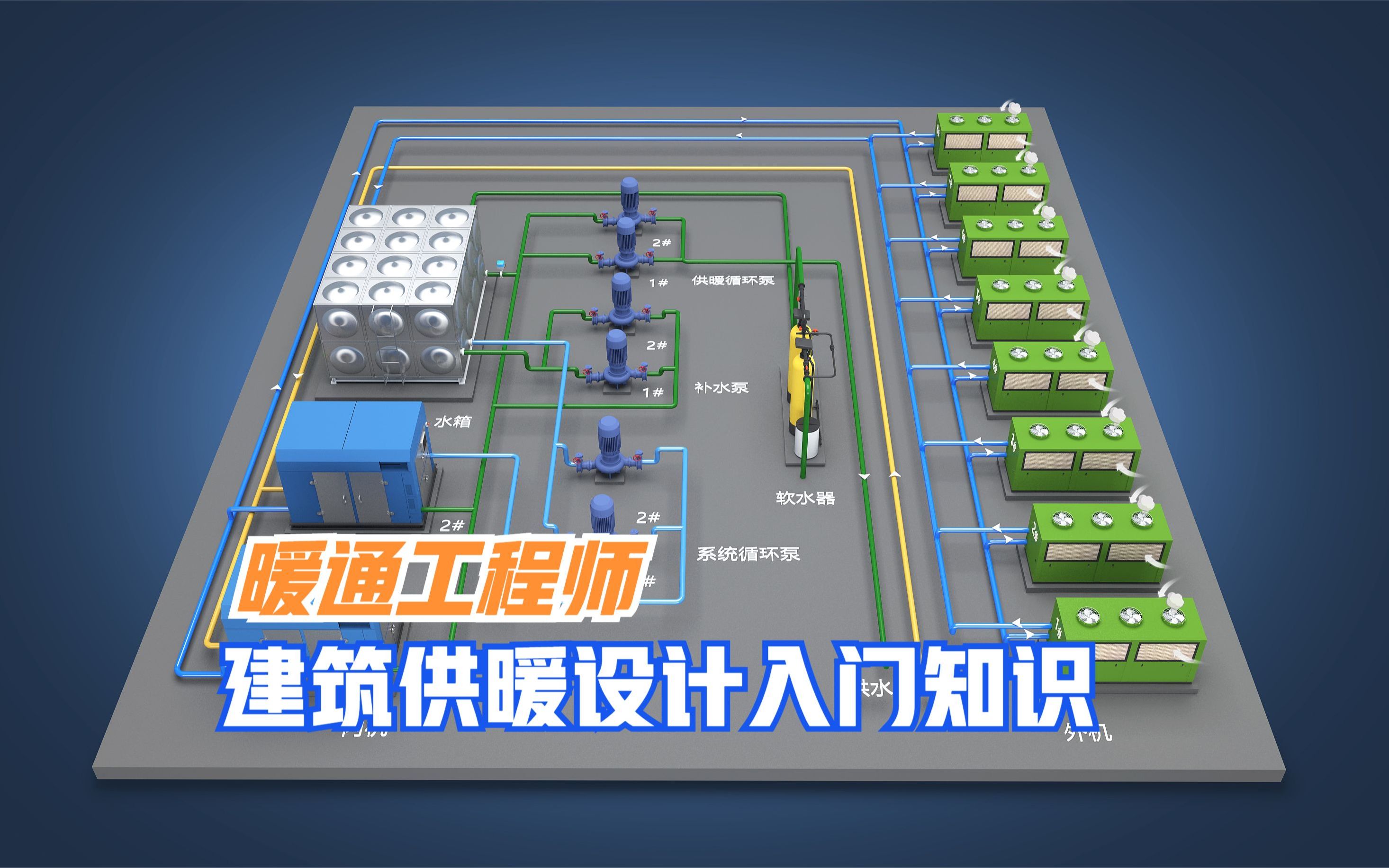 暖通工程师公开课:建筑供暖设计入门知识哔哩哔哩bilibili