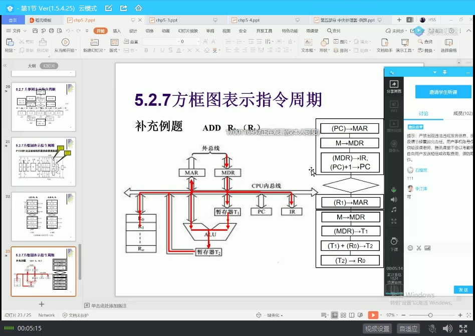 浙江工业大学计算机组成原理韩姗姗老师5月17日指令周期与硬布线控制器哔哩哔哩bilibili