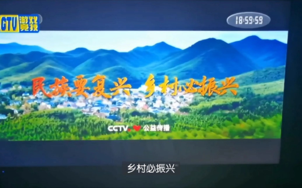 公益广告《民族要复兴 乡村必振兴》5s(游戏竞技频道播出版)
