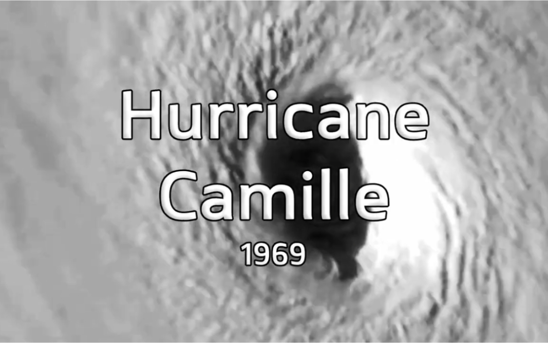 1969年北大西洋飓风camille路径动画