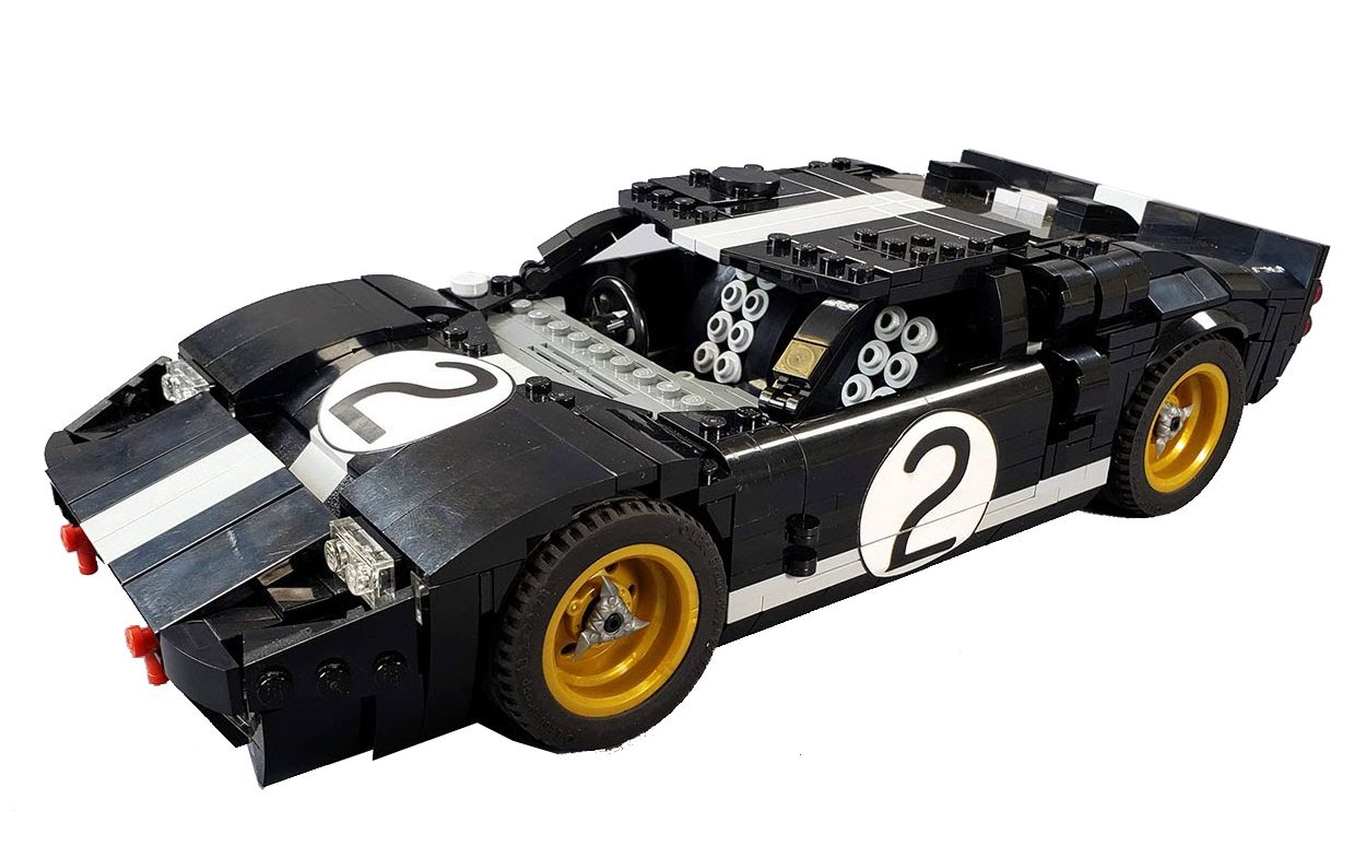 乐高moc作品 shelby 1966 福特 gt-40 mk ii 作品展示